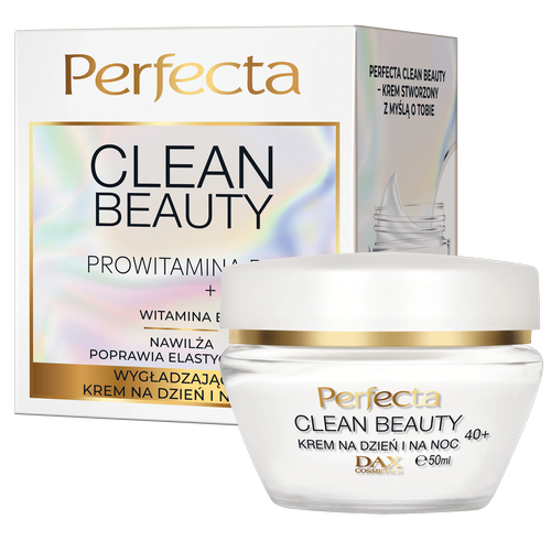 Perfecta Clean Beauty – Wygładzający krem na dzień i na noc 40+